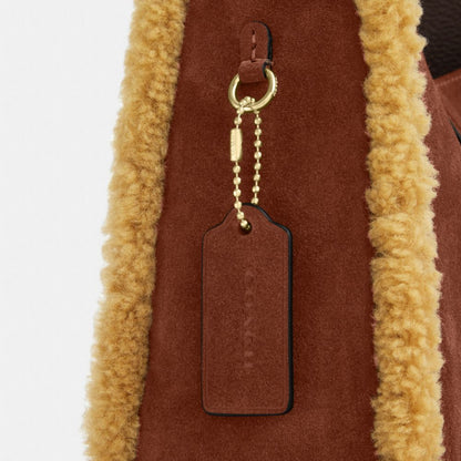 Coach Hadley Convertible Crossbody Bag Gold Vintage Brown Multi