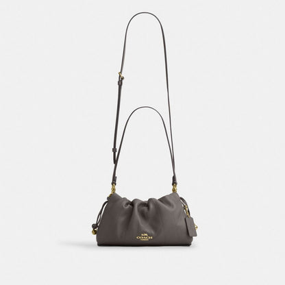 Coach Faye Shoulder Bag With Quilting Gold Slate
