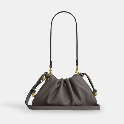 Coach Faye Shoulder Bag With Quilting Gold Slate