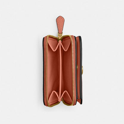 Coach Essential Billfold Wallet Brass Dark Peach