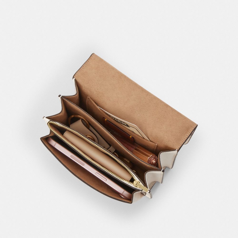 Coach Mini Klare Crossbody Bag With Candy Print Gold Chalk Chalk