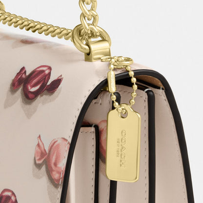 Coach Mini Klare Crossbody Bag With Candy Print Gold Chalk Chalk