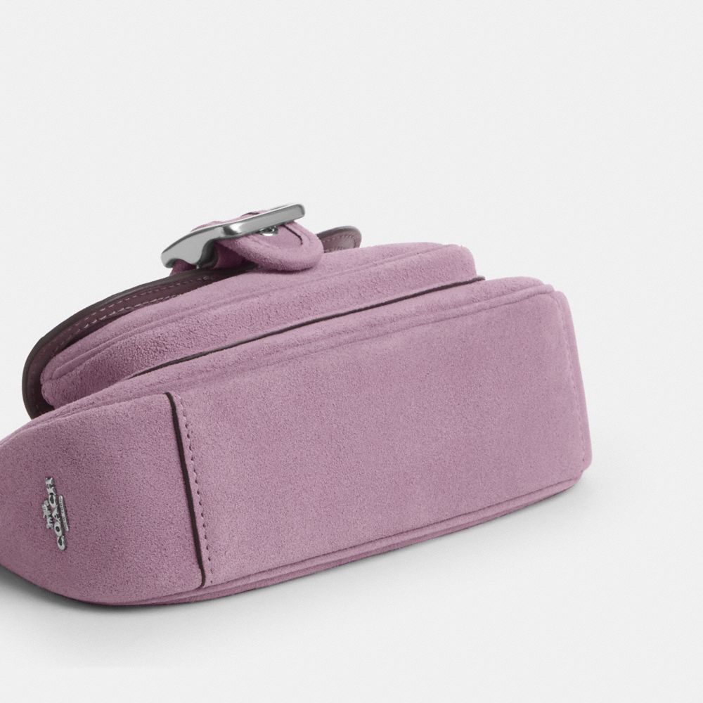 Coach Ashton Mini Shoulder Bag Silver Light Violet