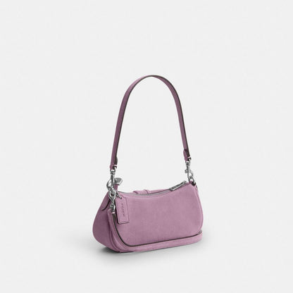 Coach Ashton Mini Shoulder Bag Silver Light Violet