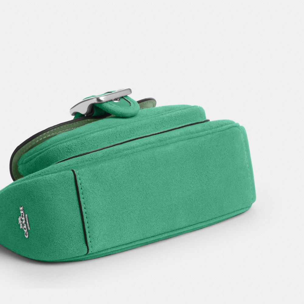 Coach Ashton Mini Shoulder Bag Silver Mint