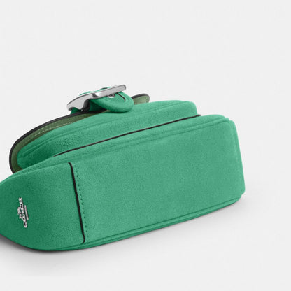 Coach Ashton Mini Shoulder Bag Silver Mint