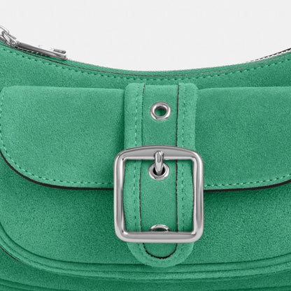 Coach Ashton Mini Shoulder Bag Silver Mint