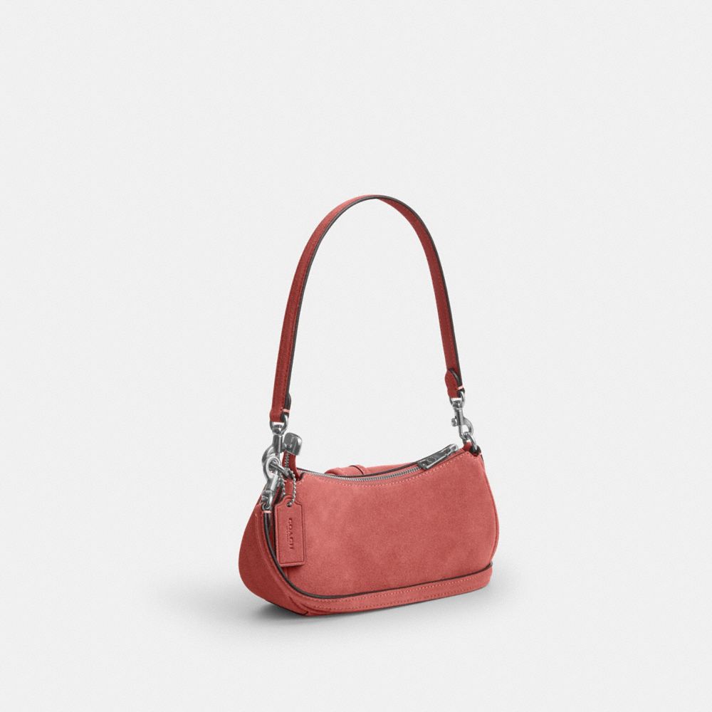 Coach Ashton Mini Shoulder Bag Silver Pink