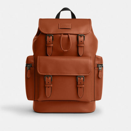 Coach Sprint Backpack Gunmetal Tan