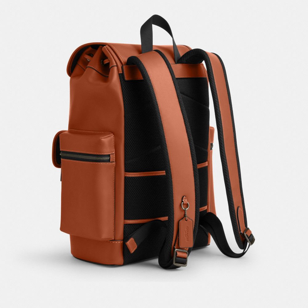 Coach Sprint Backpack Gunmetal Tan