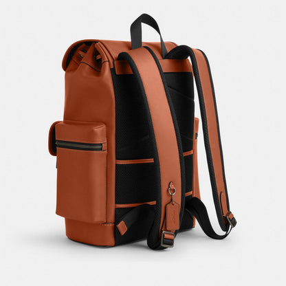 Coach Sprint Backpack Gunmetal Tan