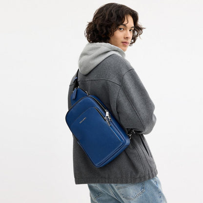 Coach Ethan Pack Silver True Blue