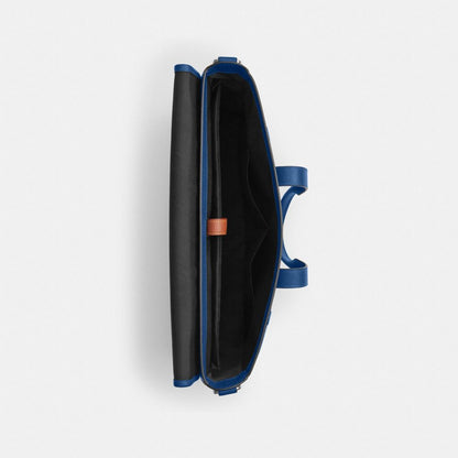 Coach Sullivan Portfolio Brief Silver True Blue