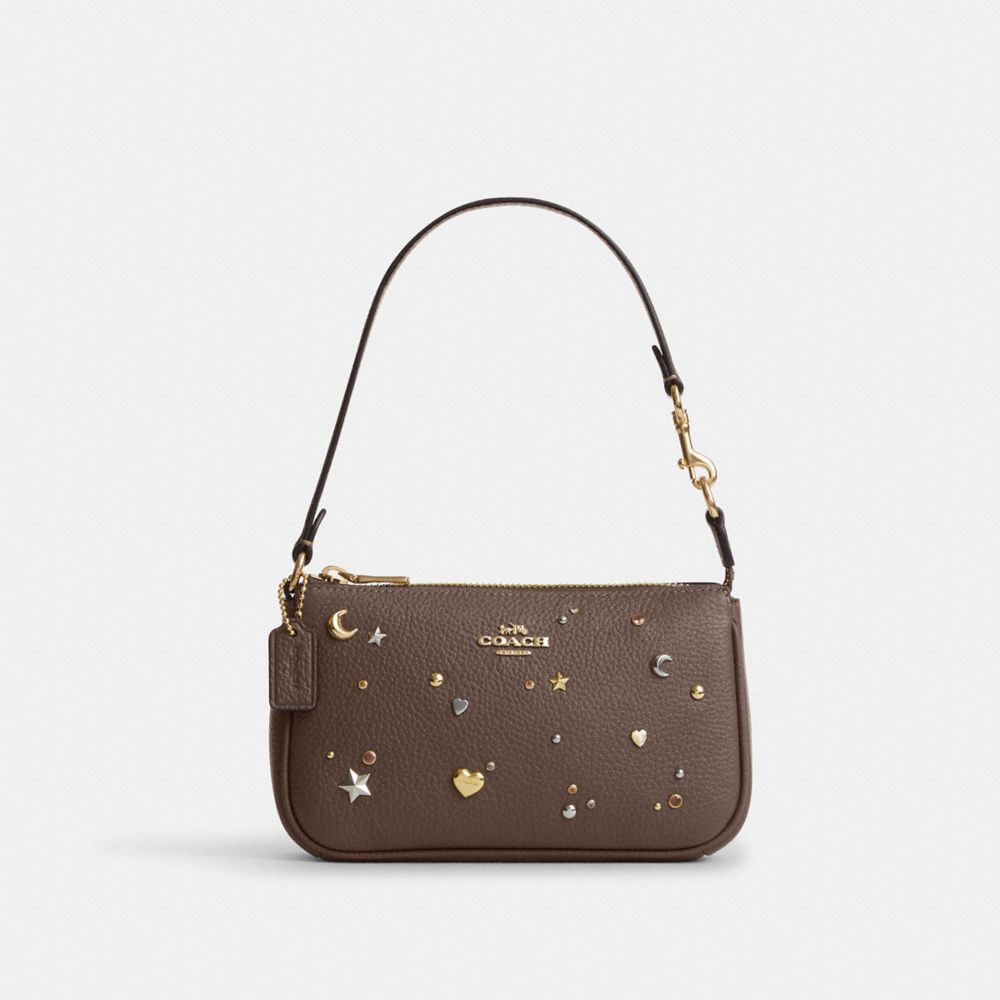 Coach Nolita 19 With Rivets Gold Dark Stone Multi