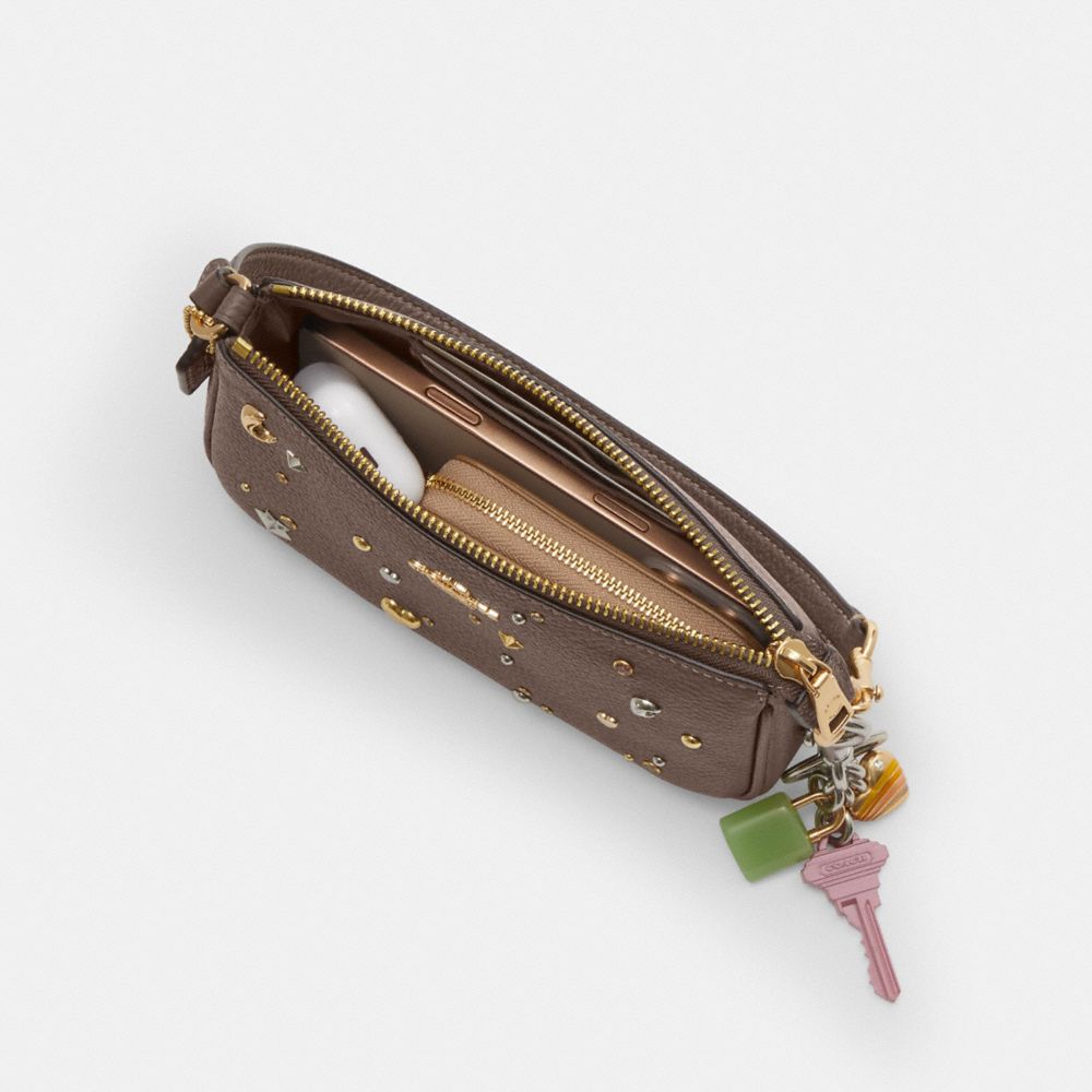 Coach Nolita 19 With Rivets Gold Dark Stone Multi