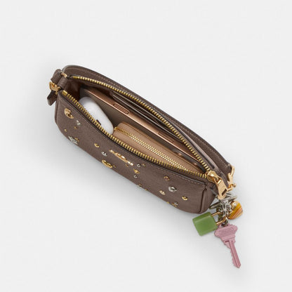 Coach Nolita 19 With Rivets Gold Dark Stone Multi