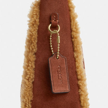 Coach Hadley Mini Crossbody Bag Gold Vintage Brown Multi