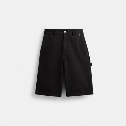 Coach Canvas Shorts Black