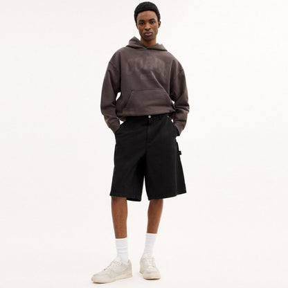 Coach Canvas Shorts Black