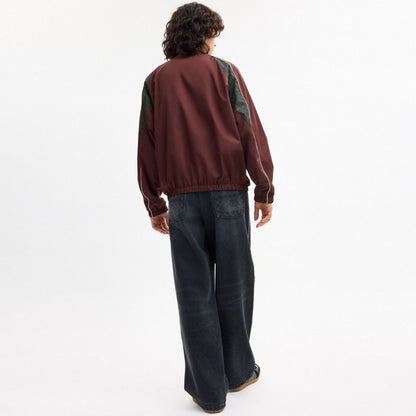 Coach Track Jacket Burgundy