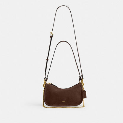 Coach Waverly Bag Brass/Dark Chocolate