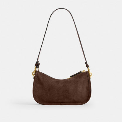 Coach Waverly Bag Brass/Dark Chocolate