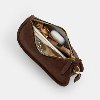 Coach Waverly Bag Brass/Dark Chocolate
