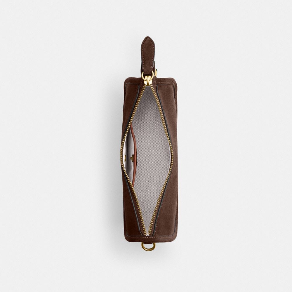 Coach Waverly Bag Brass/Dark Chocolate