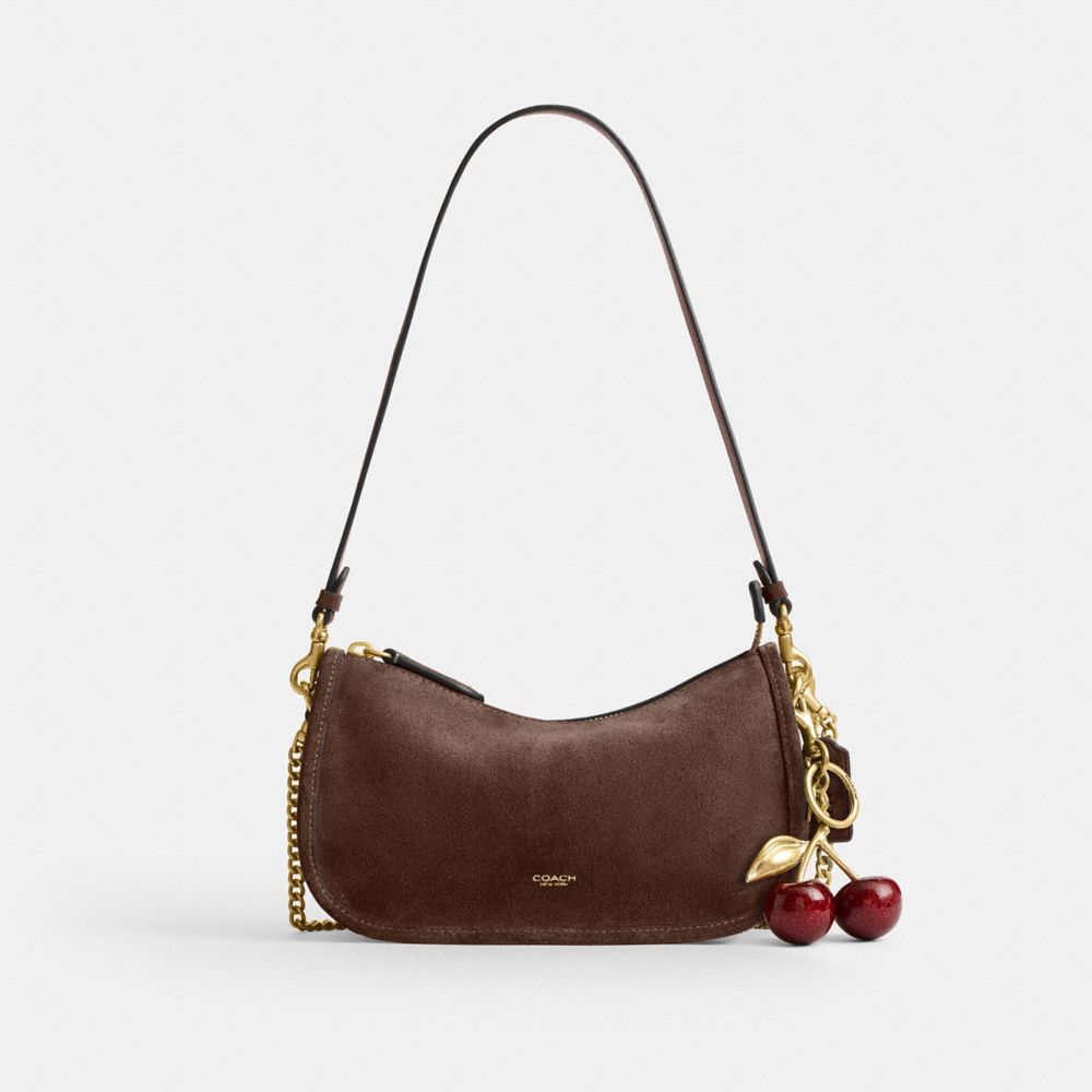 Coach Waverly Bag Brass/Dark Chocolate