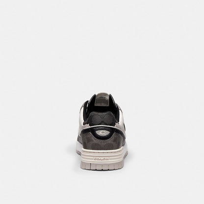 Men's Coach Soho Sneaker In Mixed Signature Black Chalk