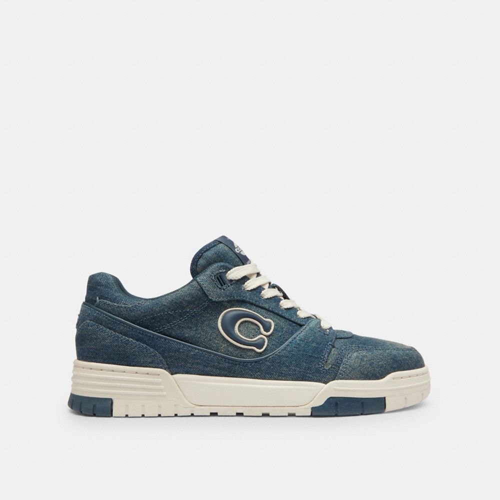 Women's Coach Soho Sneaker In Loved Denim Denim