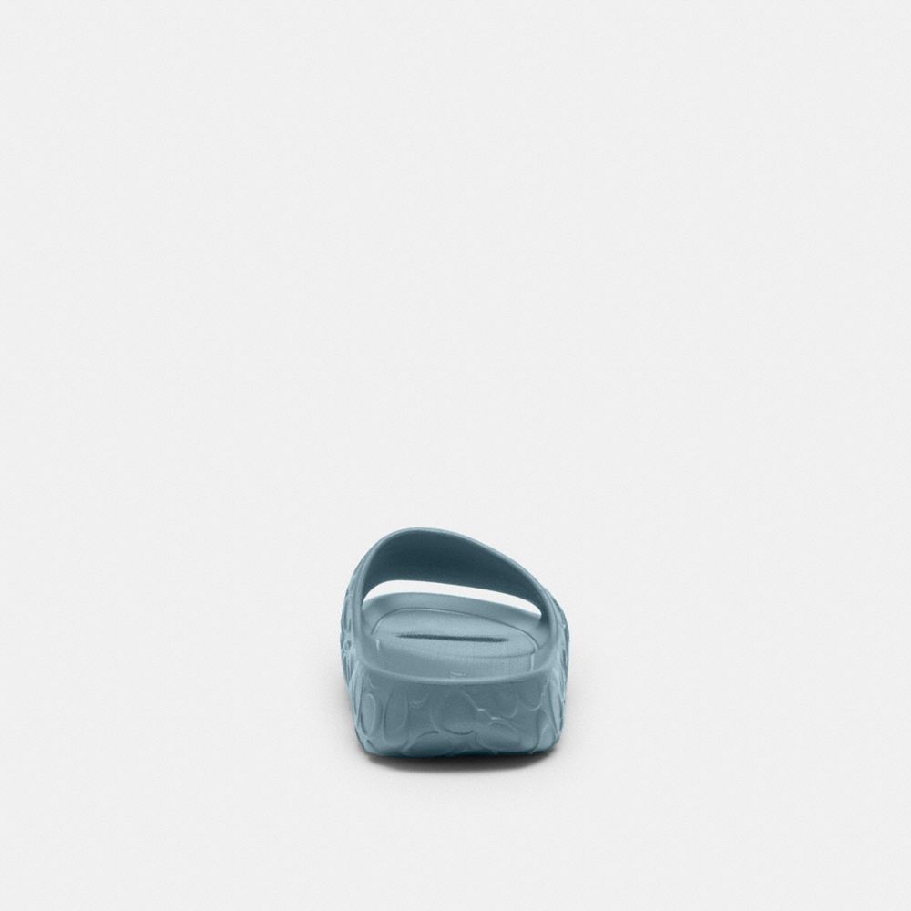 Men's Coach Bay Slide In Signature Sea Mist