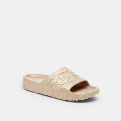 Men's Coach Bay Slide In Signature Ivory