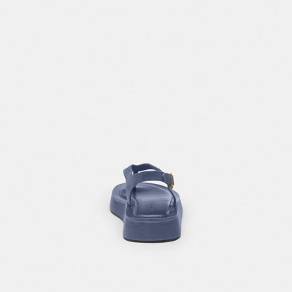 Women's Coach Sculpted C Platform Thong Sandal Light Denim