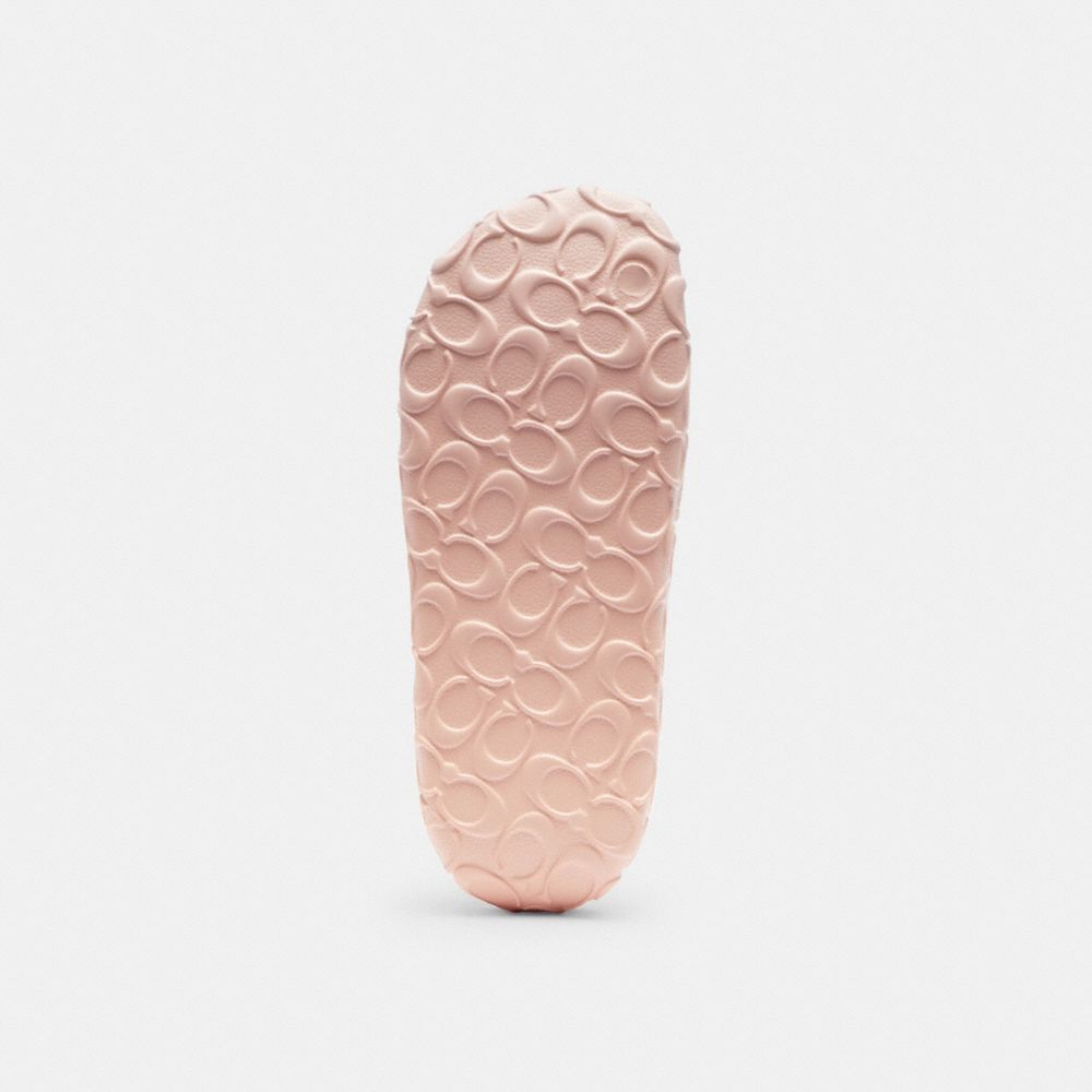 Coach Bay Slide In Signature Candy Pink