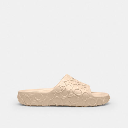 Coach Bay Slide In Signature Ivory