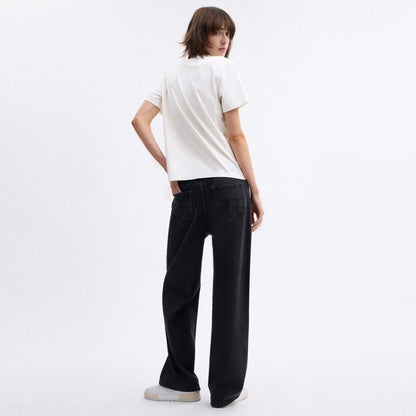 Coach Cherry Signature Classic T Shirt In Organic Cotton Vintage Ivory