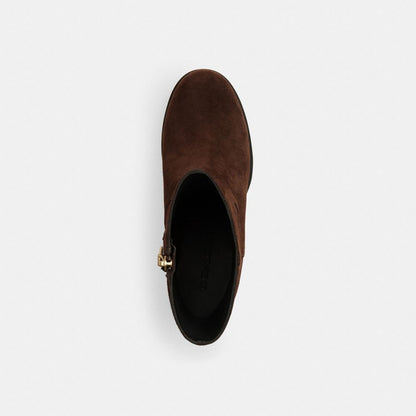 Women's Coach Block Heel Boot Maple
