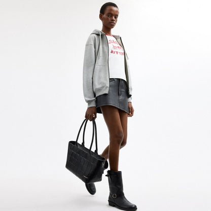 Coach Alter/Ego Large Tote Bag In Upcrafted Leather Black