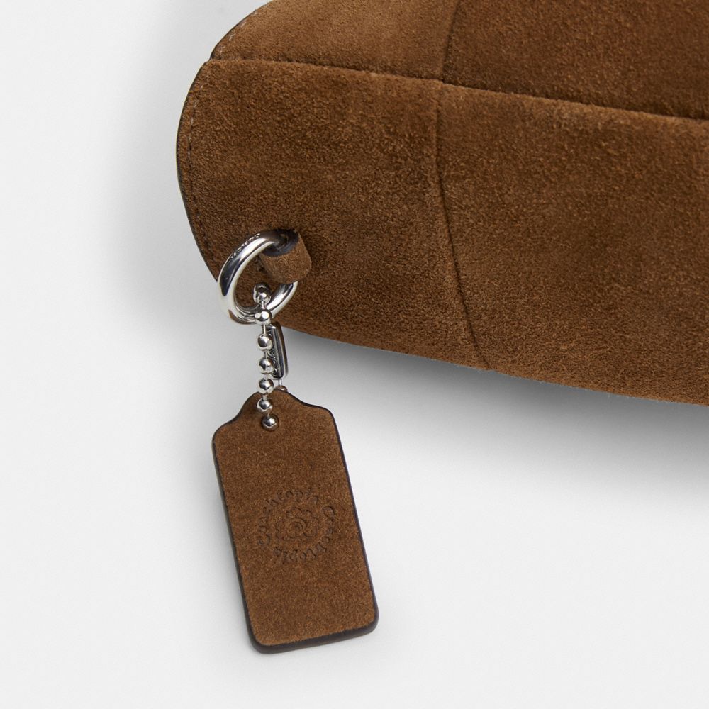 Coach Alter/Ego Large Tote Bag In Upcrafted Suede Cedar Suede