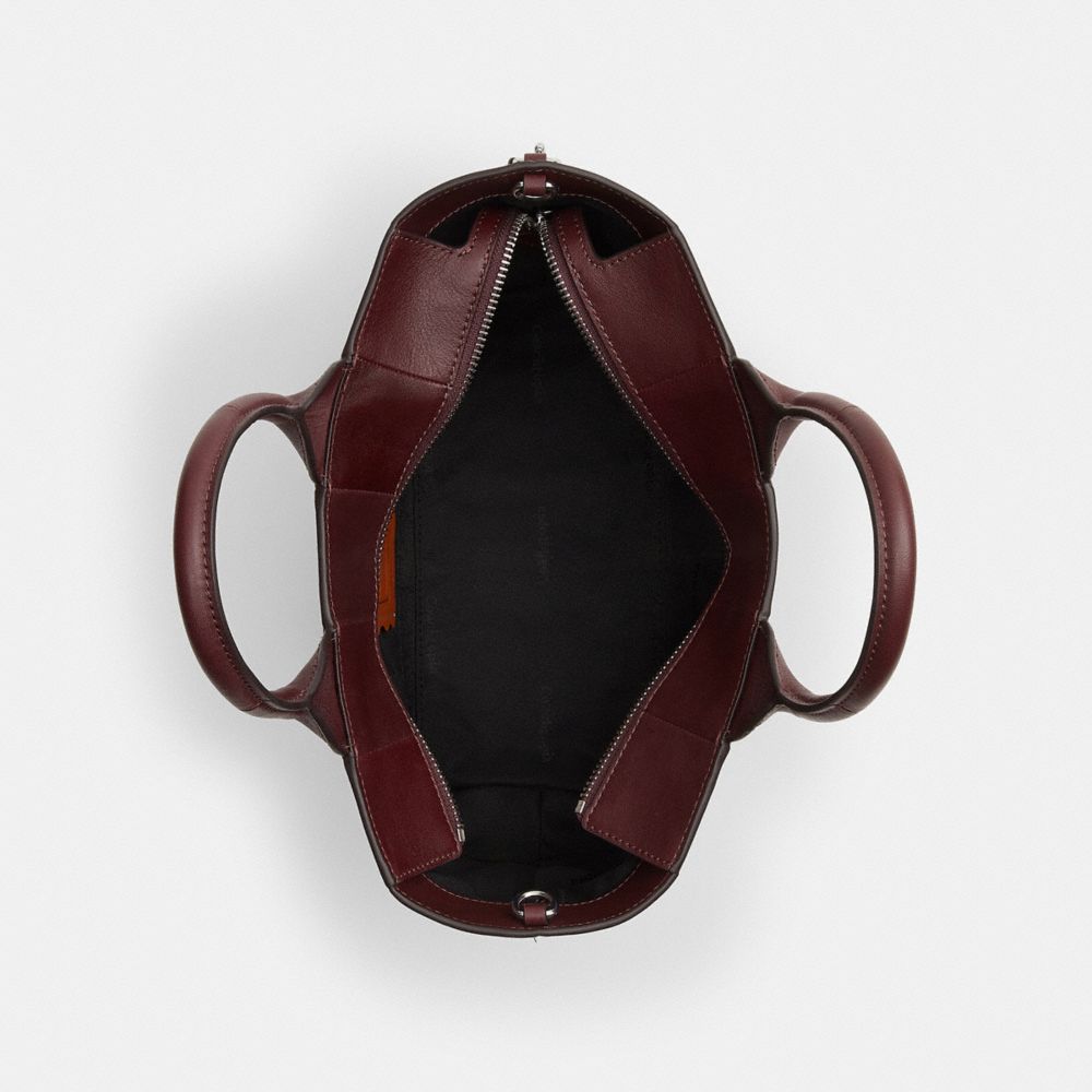 Coach Alter/Ego Small Tote Bag In Upcrafted Leather Merlot