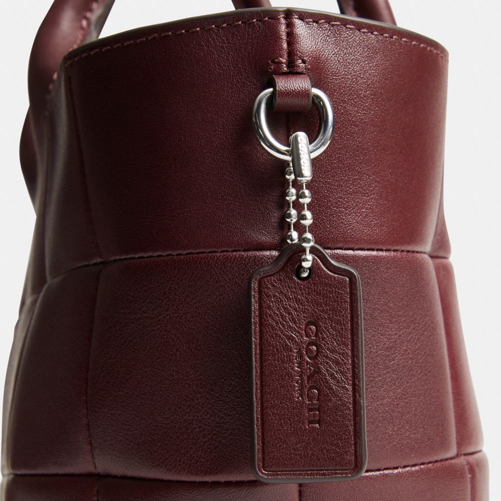 Coach Alter/Ego Small Tote Bag In Upcrafted Leather Merlot