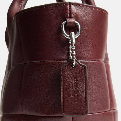 Coach Alter/Ego Small Tote Bag In Upcrafted Leather Merlot