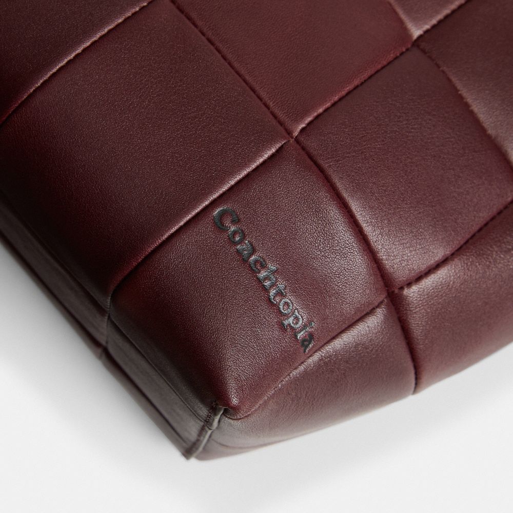 Coach Alter/Ego Small Tote Bag In Upcrafted Leather Merlot