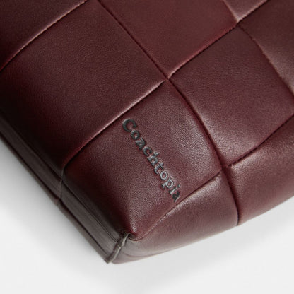 Coach Alter/Ego Small Tote Bag In Upcrafted Leather Merlot