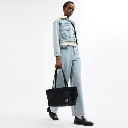 Coach Coachtopia Loop Bow Tote Bag Black