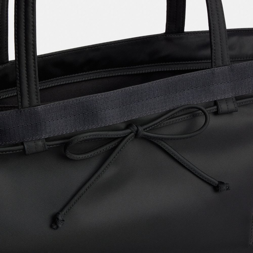 Coach Coachtopia Loop Bow Tote Bag Black