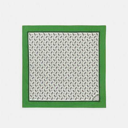 Coach Dino Print Bandana Green