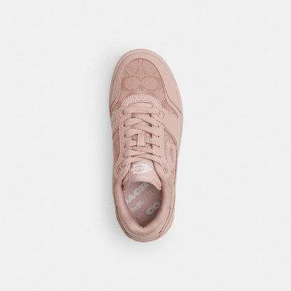 Women's Coach Soho Sneaker With Signature Jacquard Canvas Carnation