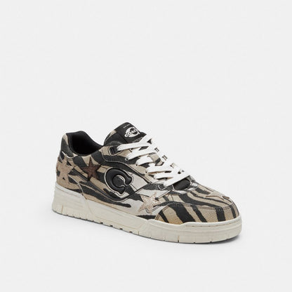 Women's Coach Soho Sneaker With Stars Tiger Multi